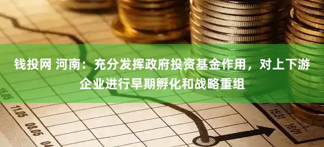 钱投网 河南：充分发挥政府投资基金作用，对上下游企业进行早期孵化和战略重组